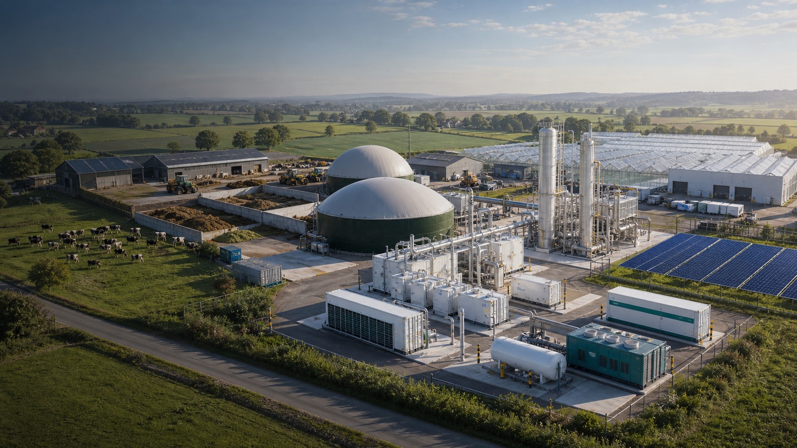 Integrated biomethane and agricultural energy solution