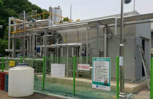 Uijeongbu municipal biogas upgrading reference