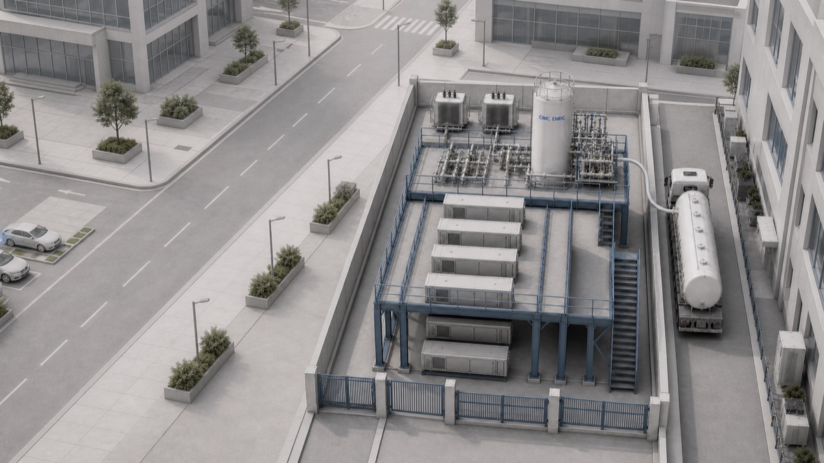 CIMC ENRIC compact LNG-to-power concept