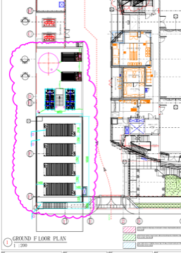 Protected compact LNG-to-power ground-floor CAD concept